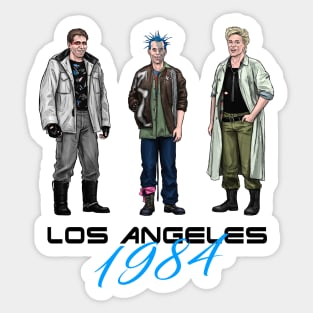 Los Angeles Neon 1984 Sticker